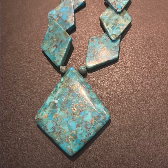 Preloved Jay King Genuine Turquoise and Sterling Silver Necklace - Picture 3 of 5